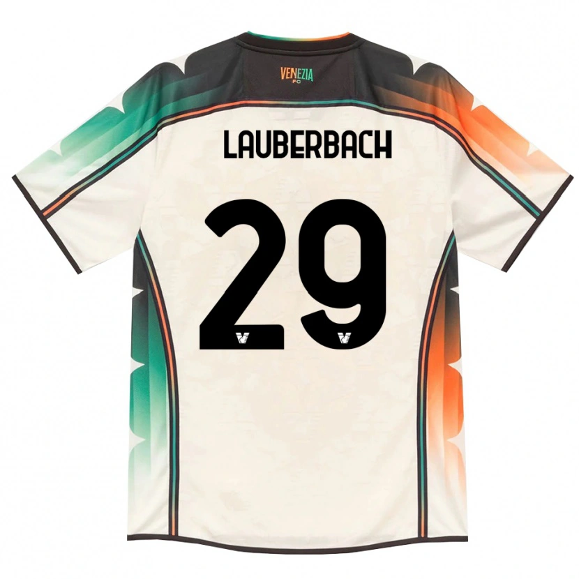 Danxen Uomo Maglia Lion Lauberbach #29 Oldlace Arancio Verde Kit Gara Away 2026/27 Maglietta