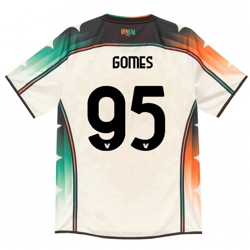 Danxen Uomo Maglia Ale Gomes #95 Oldlace Arancio Verde Kit Gara Away 2026/27 Maglietta
