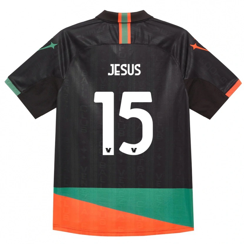 Danxen Donna Maglia Juan Jesus #15 Nero Arancio Verde Kit Gara Home 2026/27 Maglietta