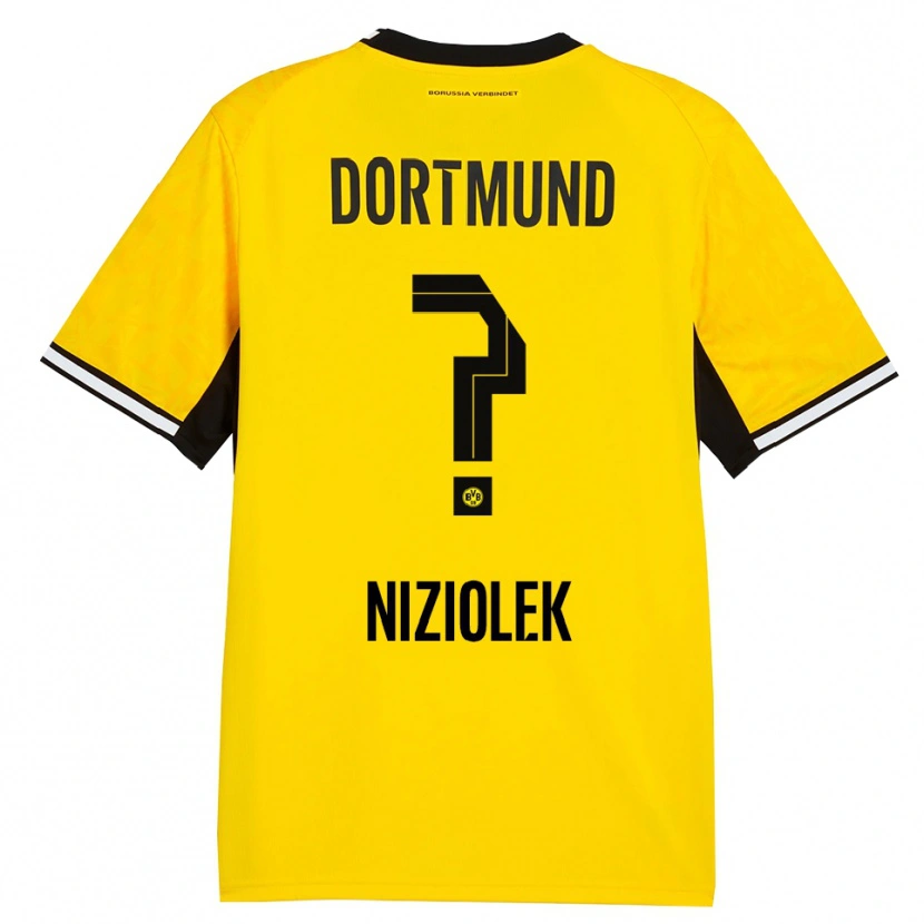 Danxen Donna Maglia Alex Niziolek #0 Giallo Nero Bianco Kit Gara Home 2026/27 Maglietta