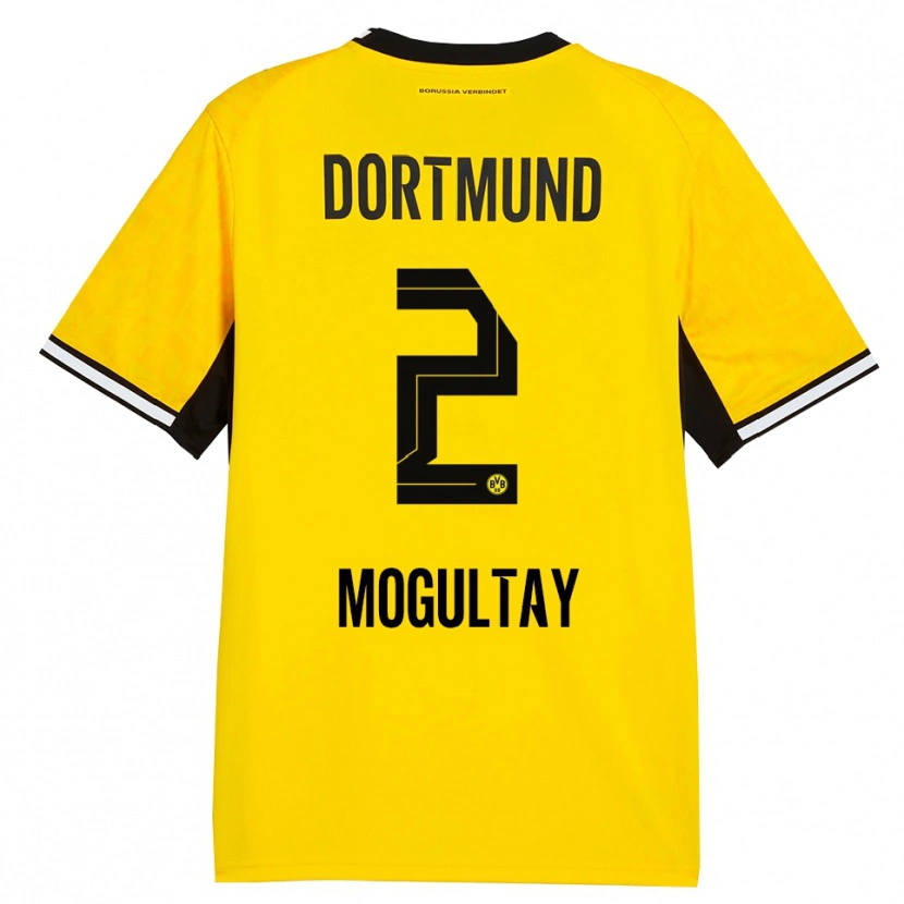 Danxen Donna Maglia Baran Mogultay #2 Giallo Nero Bianco Kit Gara Home 2026/27 Maglietta