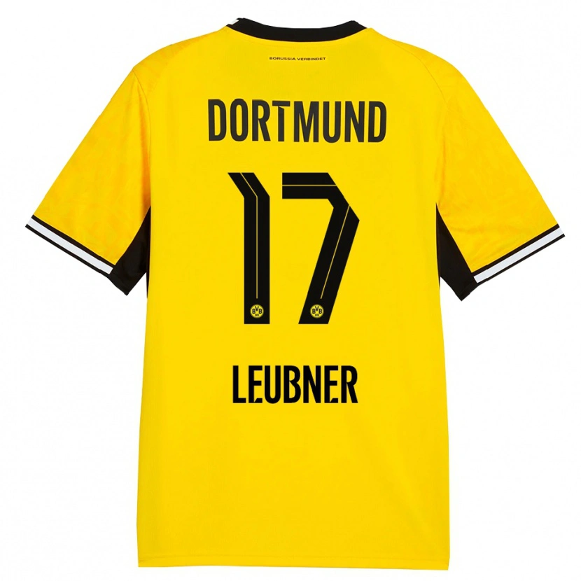 Danxen Donna Maglia Ronja Leubner #17 Giallo Nero Bianco Kit Gara Home 2026/27 Maglietta