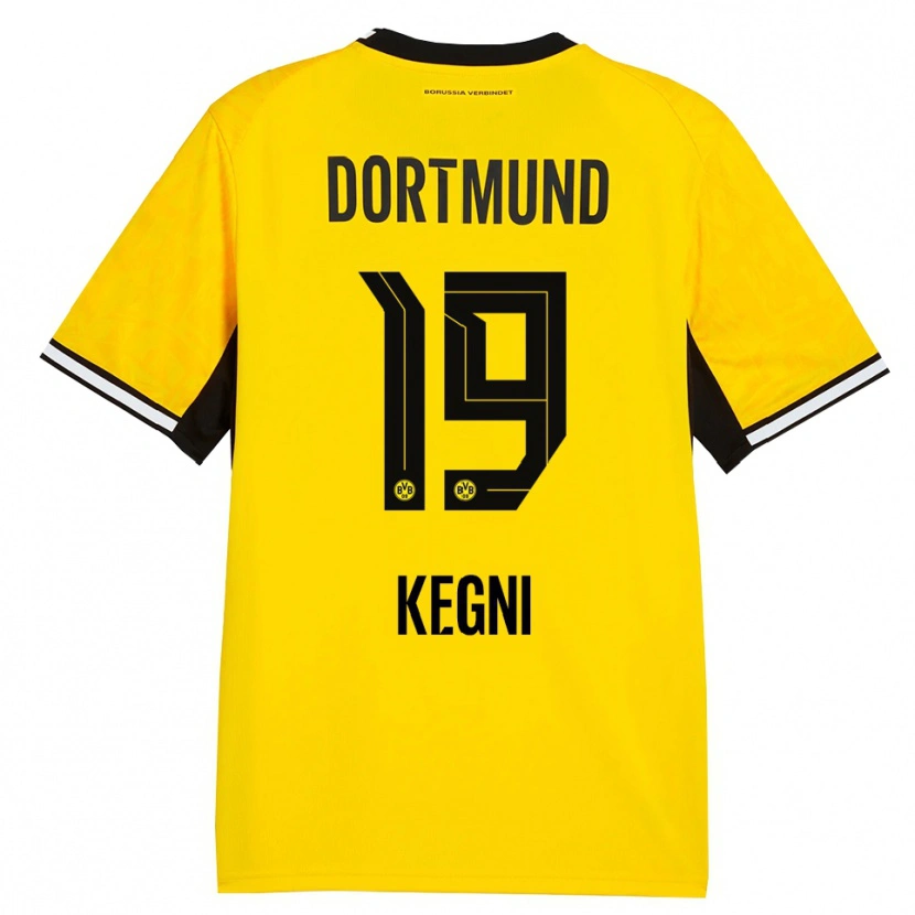 Danxen Donna Maglia Pharell Kegni #19 Giallo Nero Bianco Kit Gara Home 2026/27 Maglietta