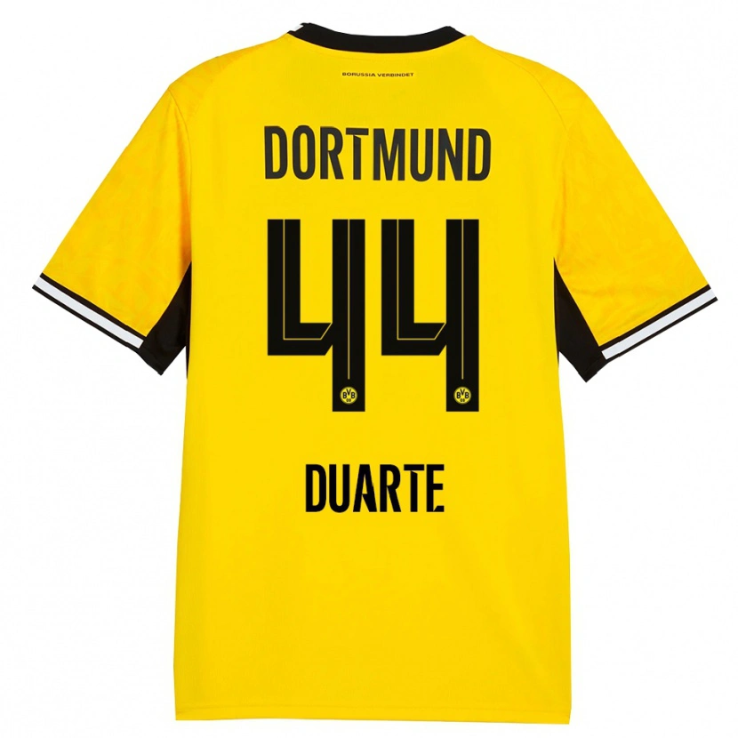 Danxen Donna Maglia Enzo Dos Santos #44 Giallo Nero Bianco Kit Gara Home 2026/27 Maglietta
