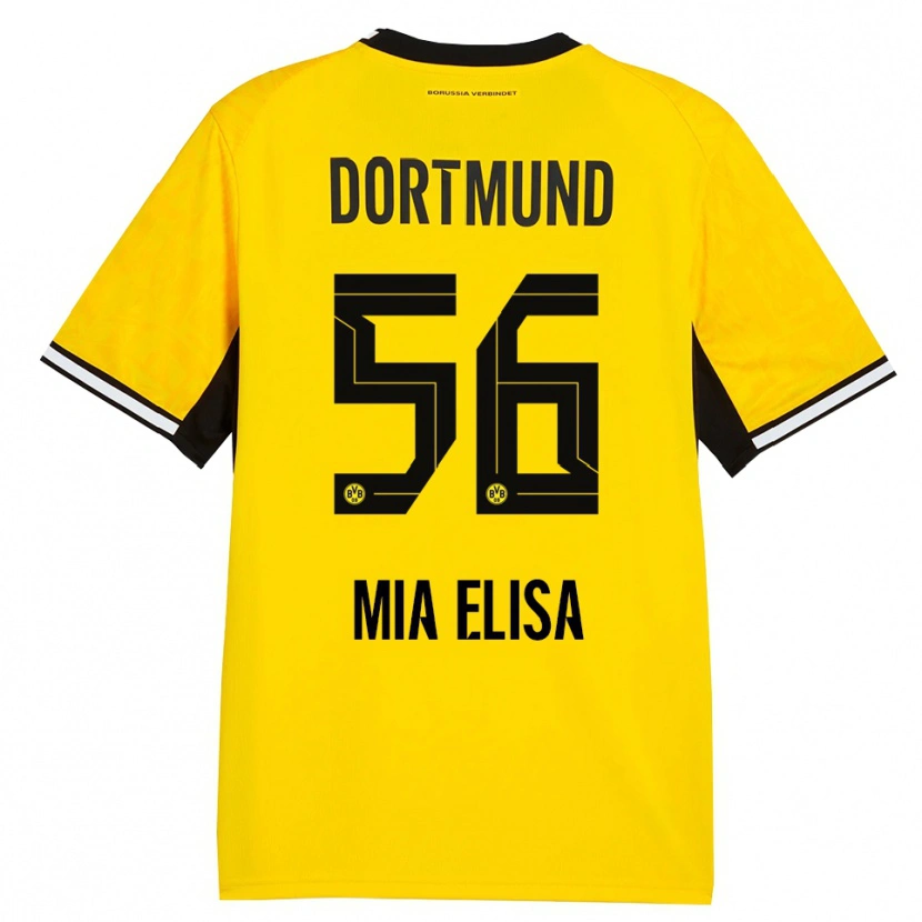 Danxen Donna Maglia Bomnuter Mia Elisa #56 Giallo Nero Bianco Kit Gara Home 2026/27 Maglietta