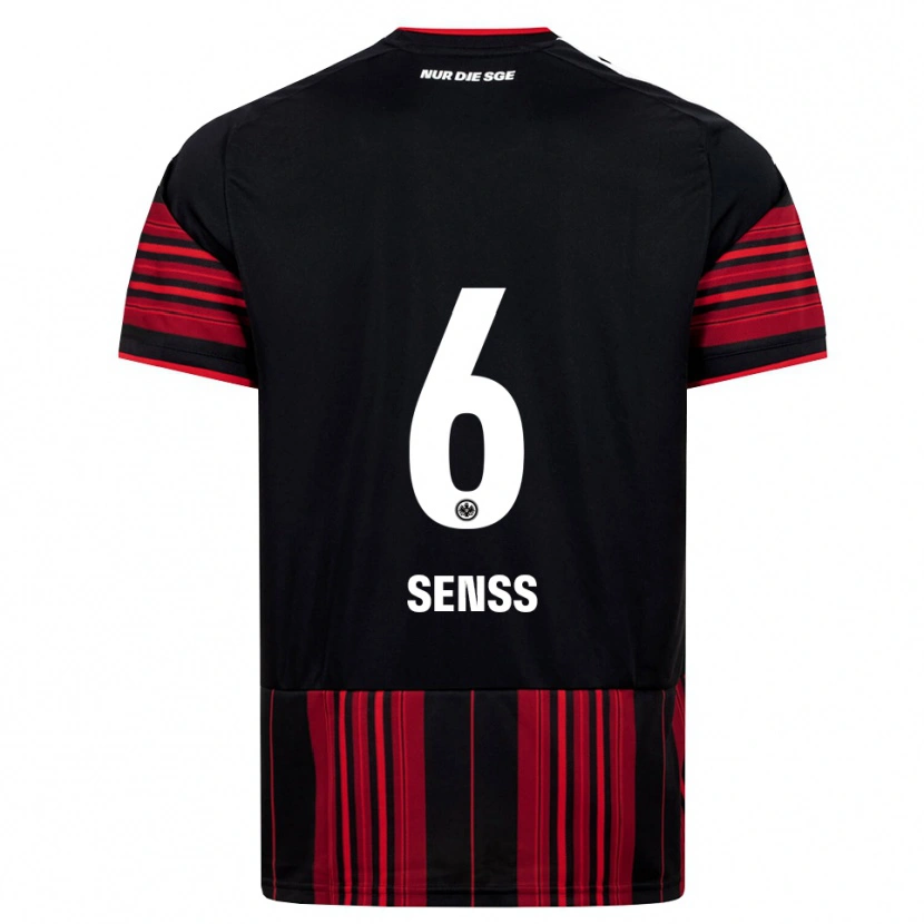 Danxen Donna Maglia Elisa Senss #6 Nero Rosso Bianco Kit Gara Home 2026/27 Maglietta