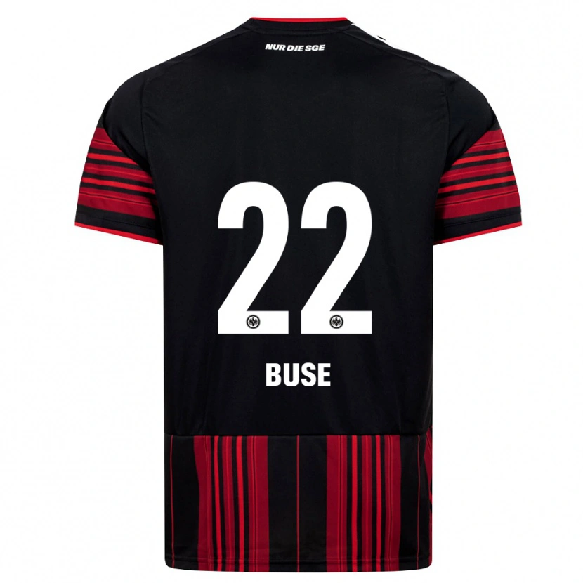 Danxen Donna Maglia Gabriel Buse #22 Nero Rosso Bianco Kit Gara Home 2026/27 Maglietta
