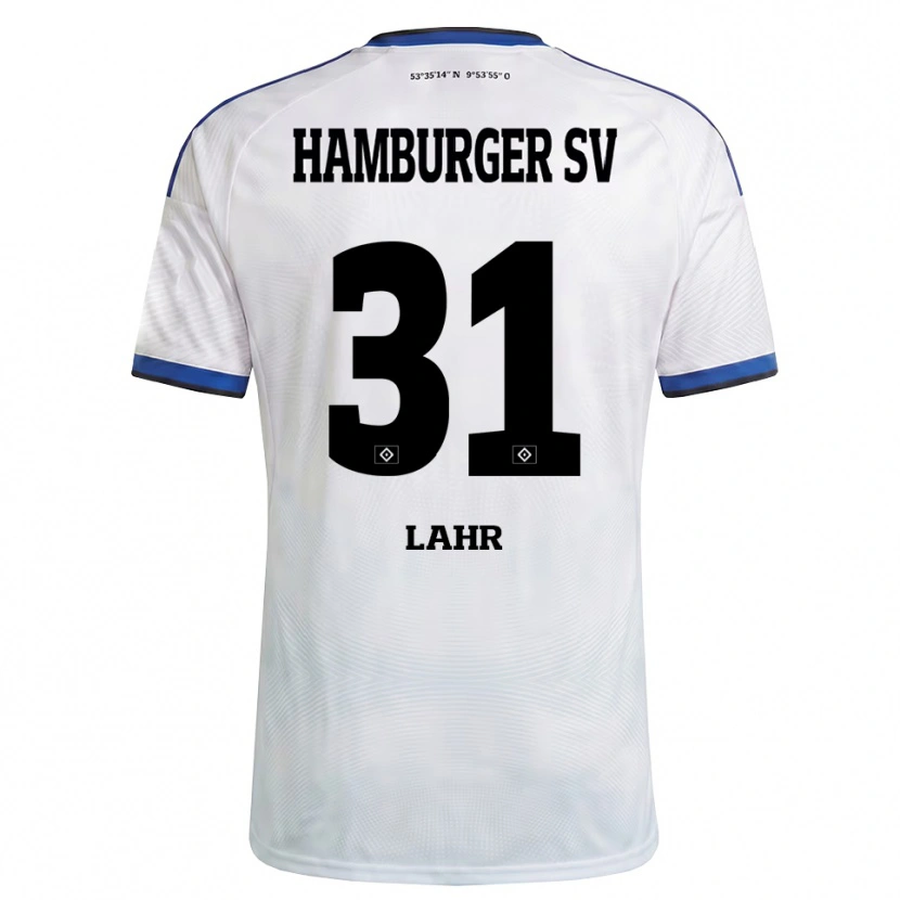 Danxen Donna Maglia Jobina Lahr #31 Bianco Nero Blu Kit Gara Home 2026/27 Maglietta
