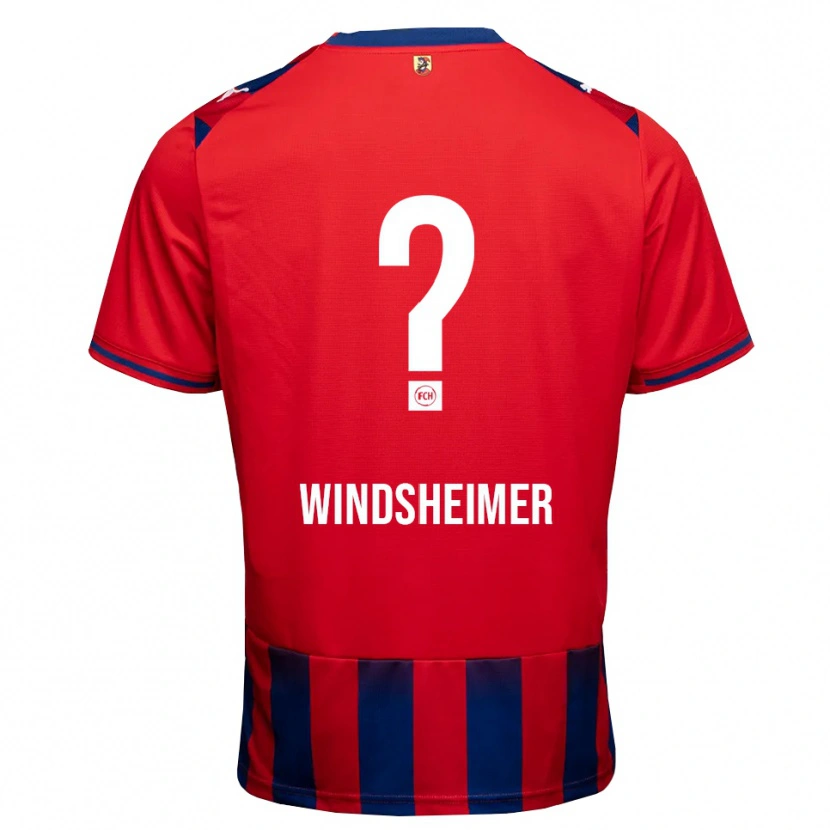 Danxen Donna Maglia Tim Windsheimer #0 Blu Reale Bianco Rosso Kit Gara Home 2026/27 Maglietta