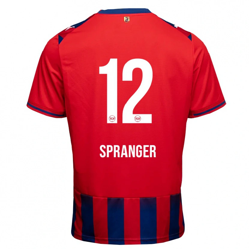 Danxen Donna Maglia Luke Spranger #12 Blu Reale Bianco Rosso Kit Gara Home 2026/27 Maglietta