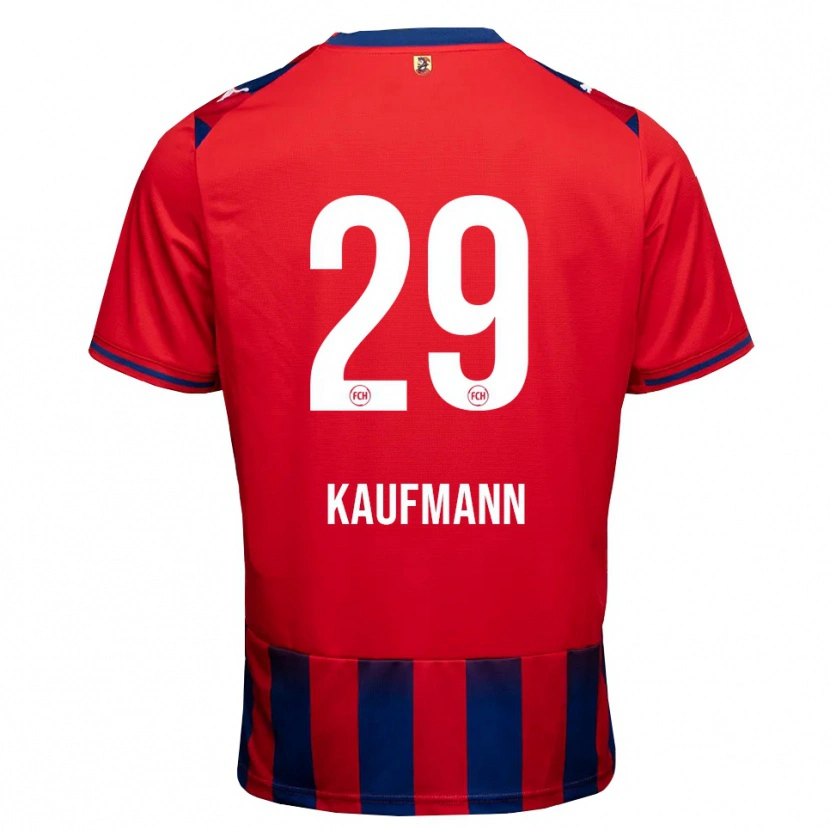 Danxen Donna Maglia Mikkel Kaufmann #29 Blu Reale Bianco Rosso Kit Gara Home 2026/27 Maglietta