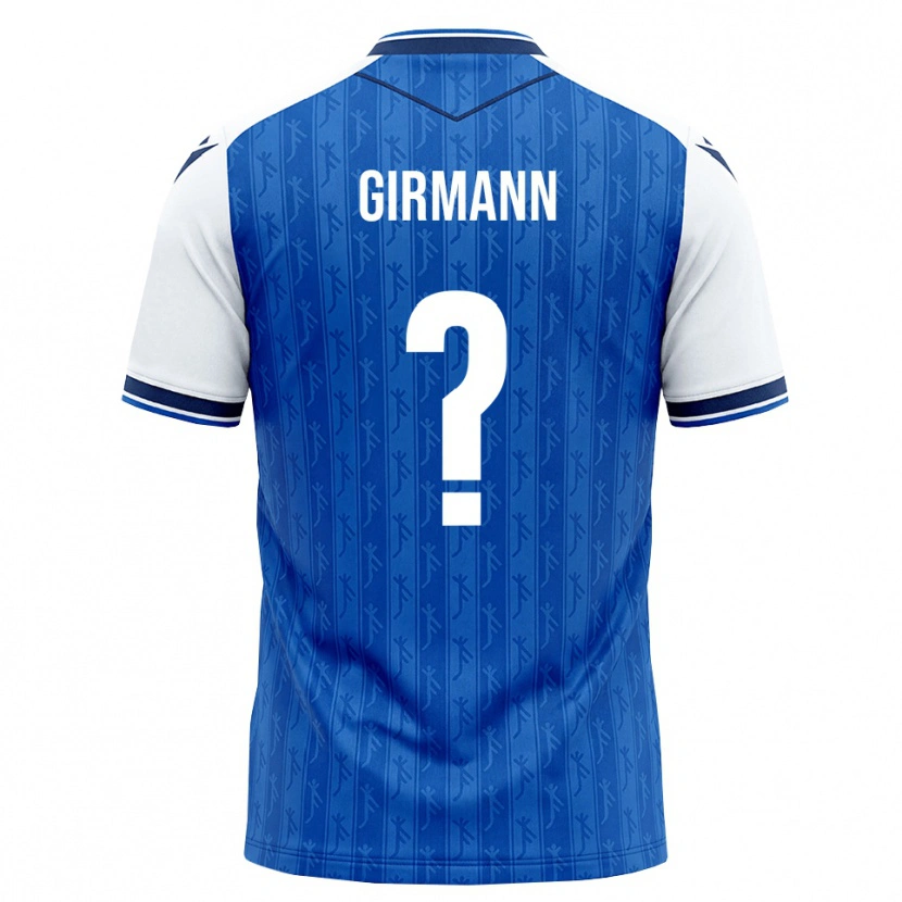 Danxen Donna Maglia David Girmann #0 Blu Reale Bianco Kit Gara Home 2026/27 Maglietta