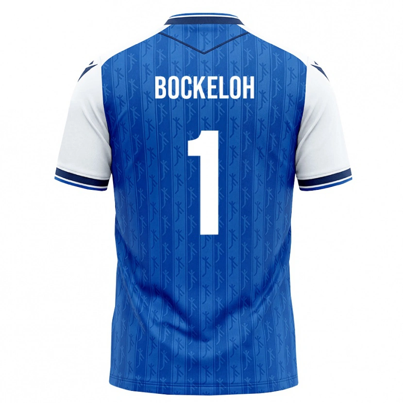 Danxen Donna Maglia Leonhard Bockeloh #1 Blu Reale Bianco Kit Gara Home 2026/27 Maglietta