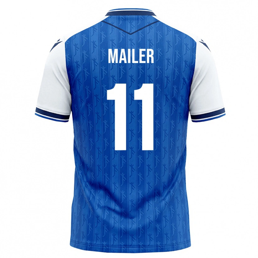 Danxen Donna Maglia Emanuele Mailer #11 Blu Reale Bianco Kit Gara Home 2026/27 Maglietta