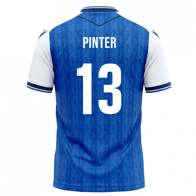 Danxen Donna Maglia Valentein Pinter #13 Blu Reale Bianco Kit Gara Home 2026/27 Maglietta