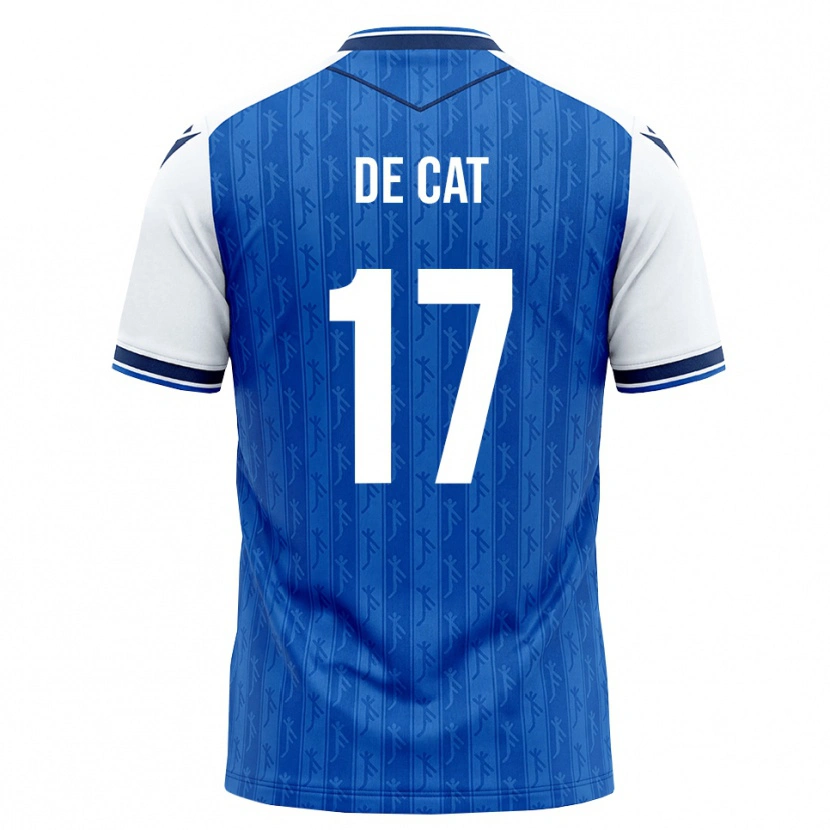 Danxen Donna Maglia Nathan De Cat #17 Blu Reale Bianco Kit Gara Home 2026/27 Maglietta