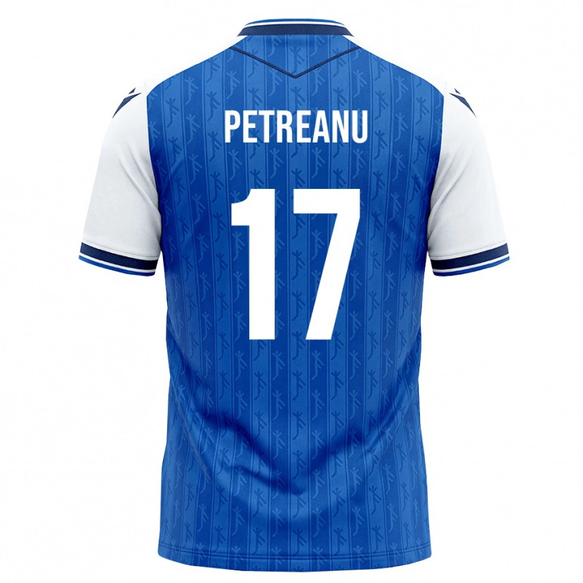 Danxen Donna Maglia Vlad Petreanu #17 Blu Reale Bianco Kit Gara Home 2026/27 Maglietta