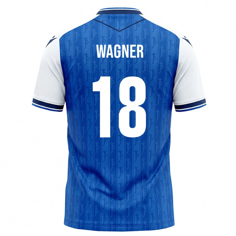Danxen Donna Maglia Ricardo Wagner #18 Blu Reale Bianco Kit Gara Home 2026/27 Maglietta