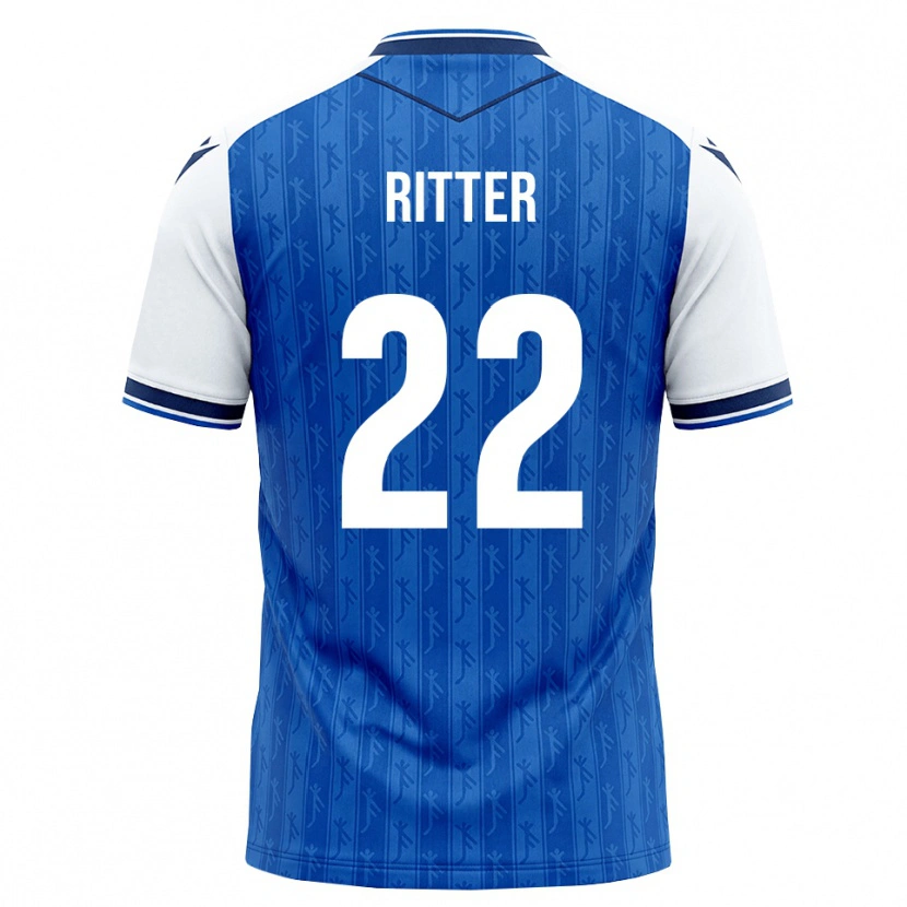 Danxen Donna Maglia Sara Ritter #22 Blu Reale Bianco Kit Gara Home 2026/27 Maglietta