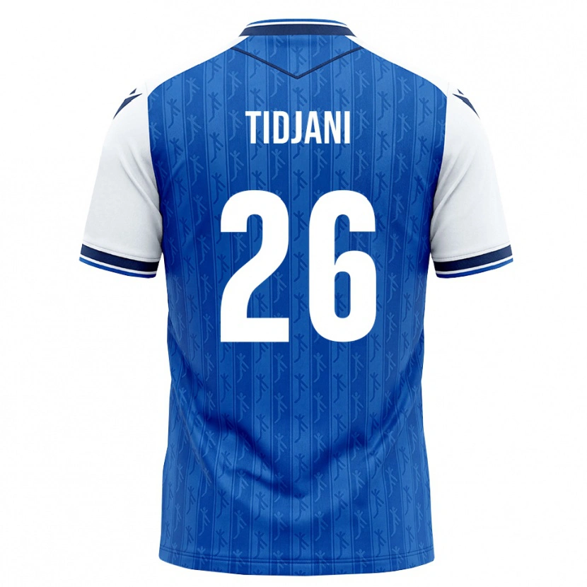 Danxen Donna Maglia Nouh Tidjani #26 Blu Reale Bianco Kit Gara Home 2026/27 Maglietta
