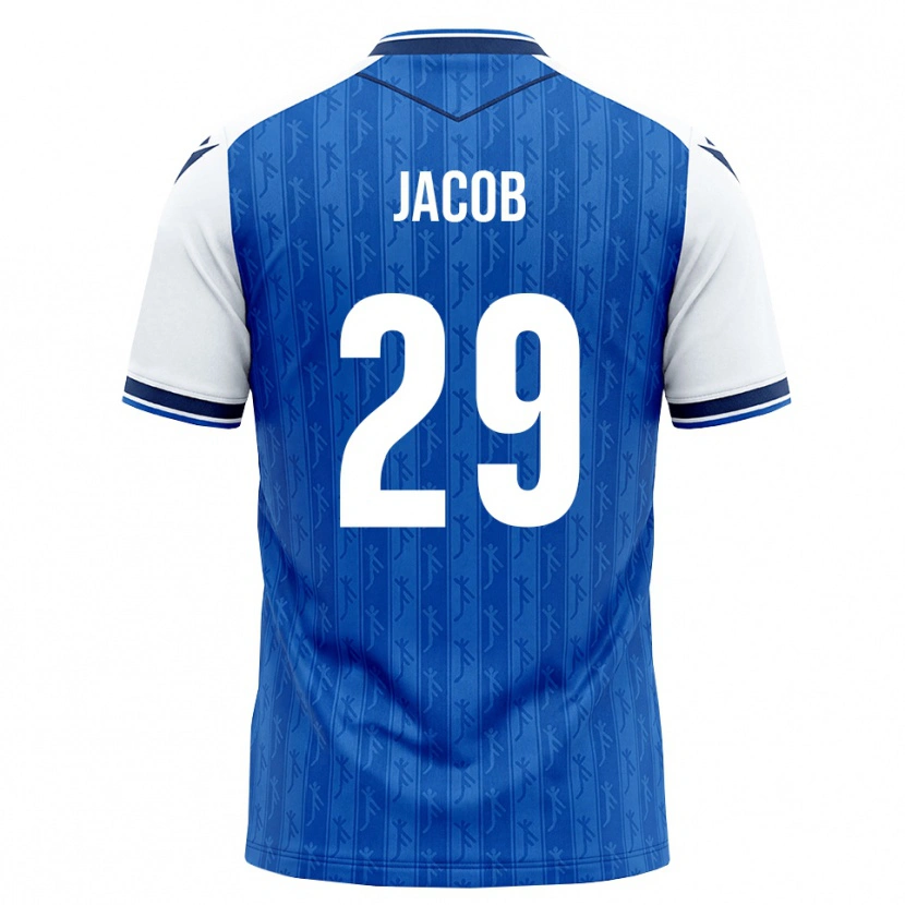 Danxen Donna Maglia Tyler Jacob #29 Blu Reale Bianco Kit Gara Home 2026/27 Maglietta