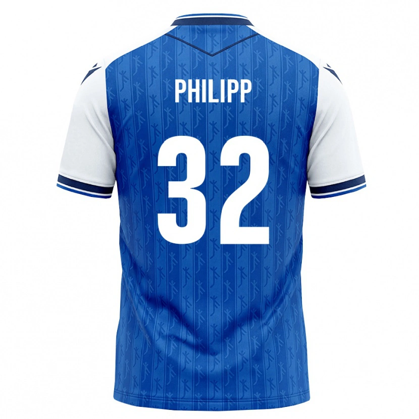 Danxen Donna Maglia Tim Philipp #32 Blu Reale Bianco Kit Gara Home 2026/27 Maglietta