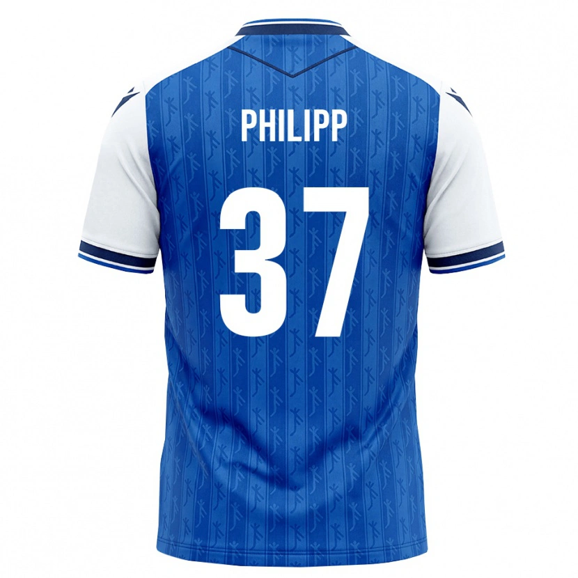 Danxen Donna Maglia Luca Philipp #37 Blu Reale Bianco Kit Gara Home 2026/27 Maglietta