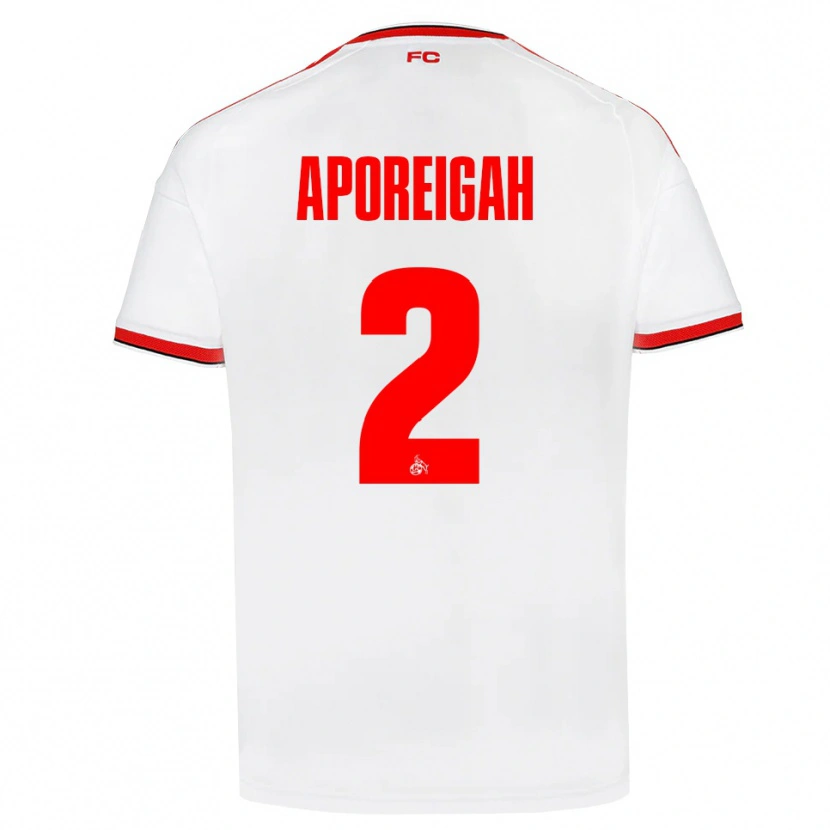 Danxen Donna Maglia Leo Aporeigah #2 Bianco Rosso Nero Kit Gara Home 2026/27 Maglietta