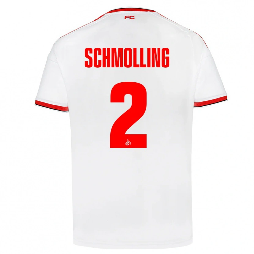 Danxen Donna Maglia Viktor Schmolling #2 Bianco Rosso Nero Kit Gara Home 2026/27 Maglietta