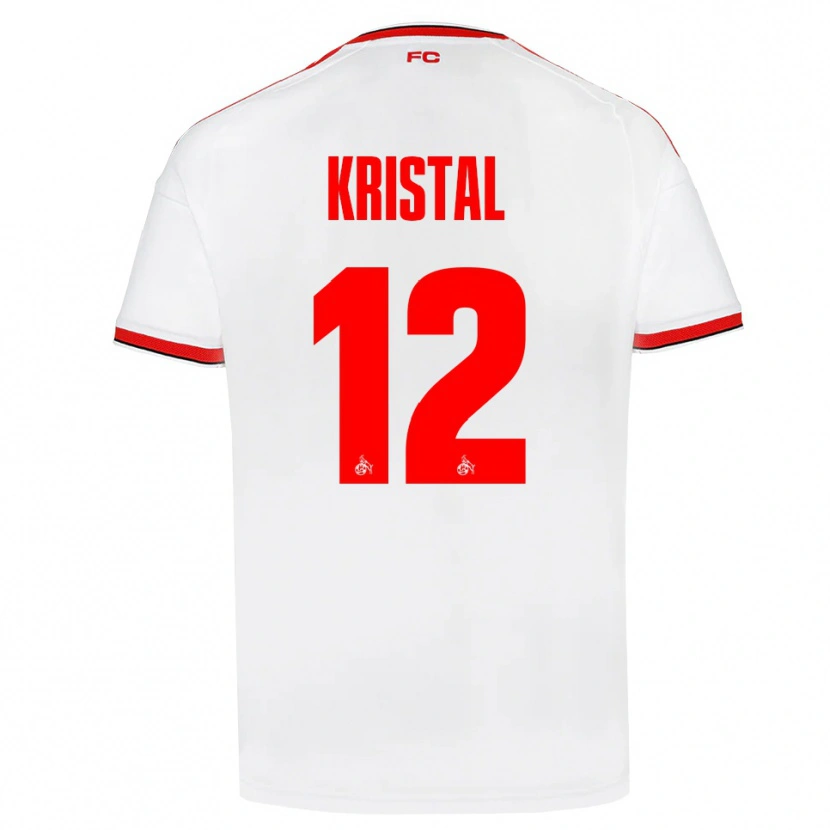 Danxen Donna Maglia Patrik Kristal #12 Bianco Rosso Nero Kit Gara Home 2026/27 Maglietta
