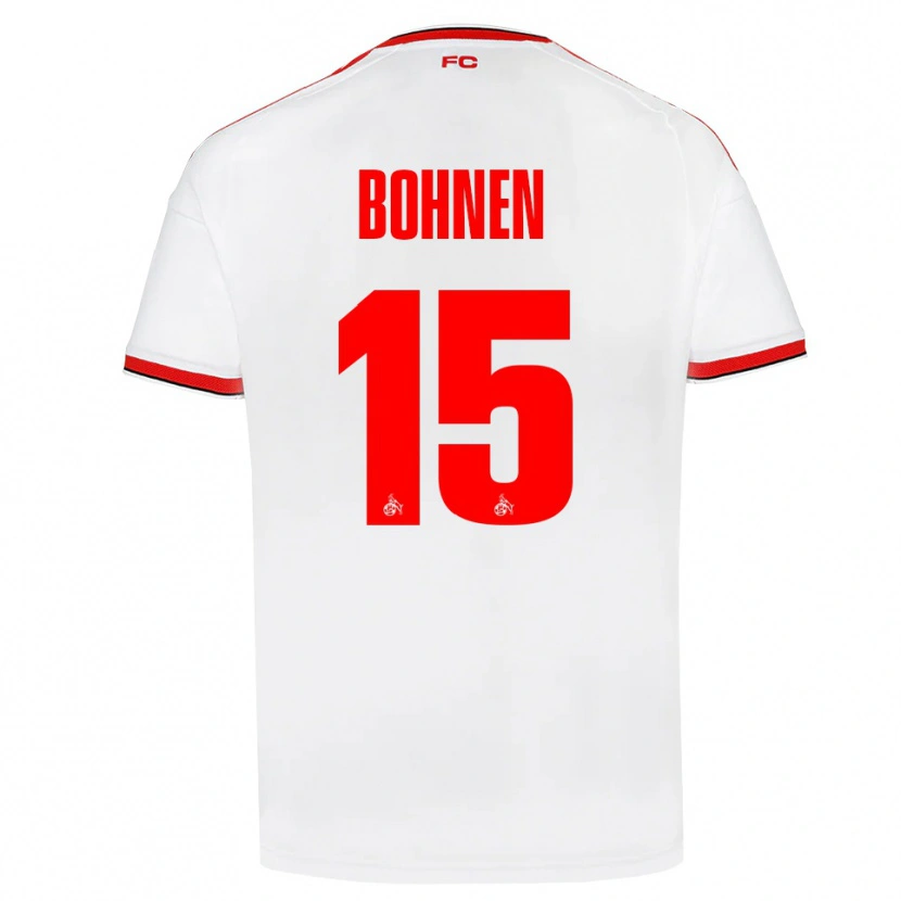 Danxen Donna Maglia Bohnen #15 Bianco Rosso Nero Kit Gara Home 2026/27 Maglietta