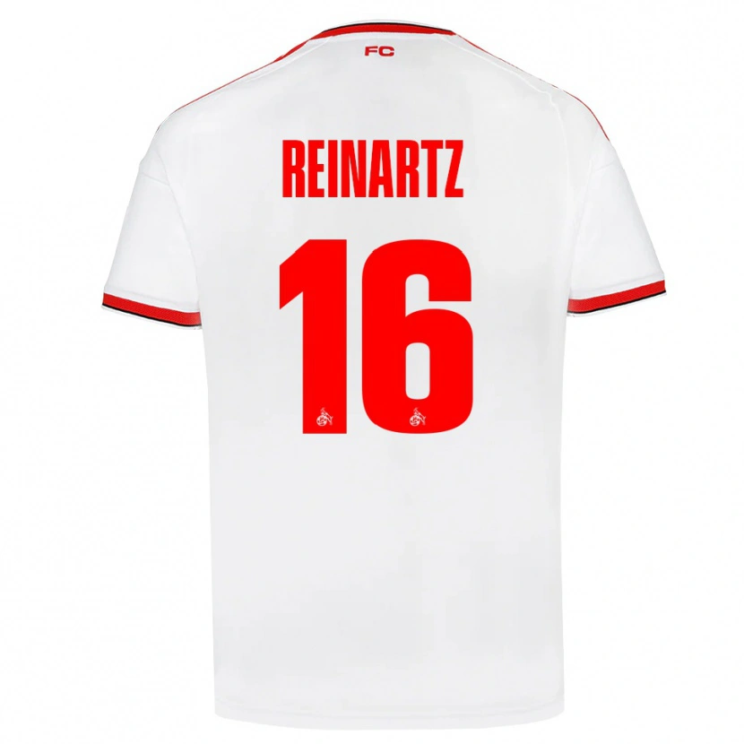 Danxen Donna Maglia Ben Reinartz #16 Bianco Rosso Nero Kit Gara Home 2026/27 Maglietta