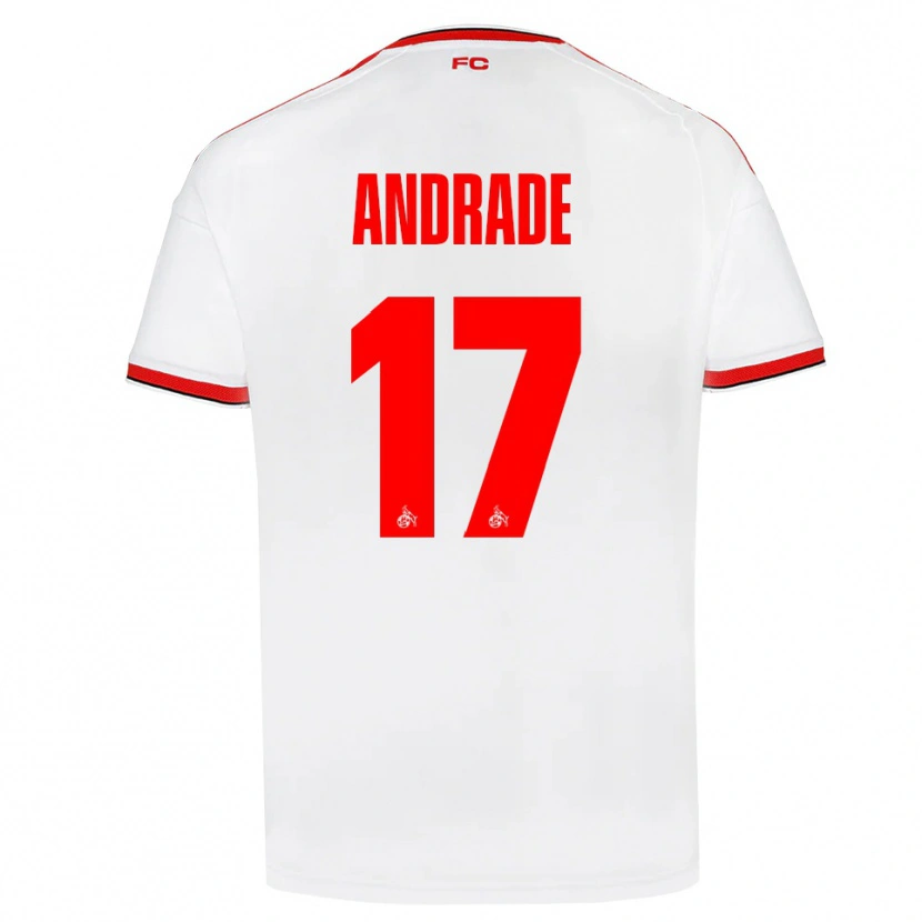 Danxen Donna Maglia Lydia Andrade #17 Bianco Rosso Nero Kit Gara Home 2026/27 Maglietta