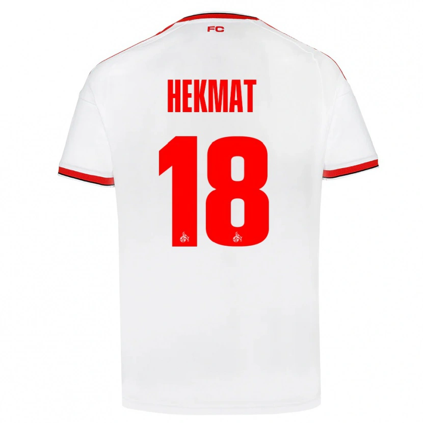 Danxen Donna Maglia Kian Hekmat #18 Bianco Rosso Nero Kit Gara Home 2026/27 Maglietta