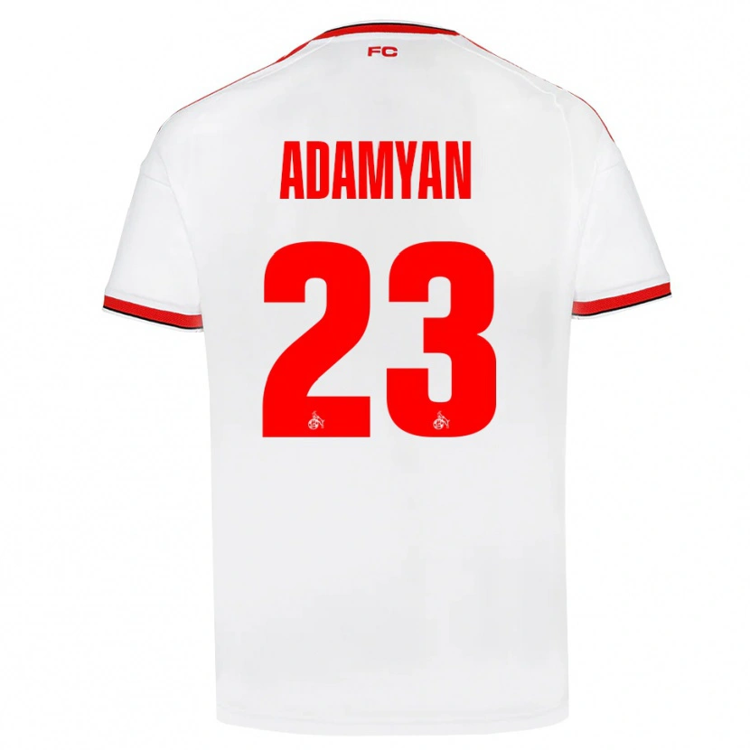 Danxen Donna Maglia Sargis Adamyan #23 Bianco Rosso Nero Kit Gara Home 2026/27 Maglietta