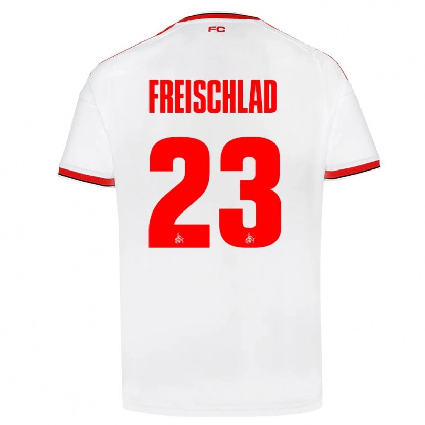 Danxen Donna Maglia Yannick Freischlad #23 Bianco Rosso Nero Kit Gara Home 2026/27 Maglietta