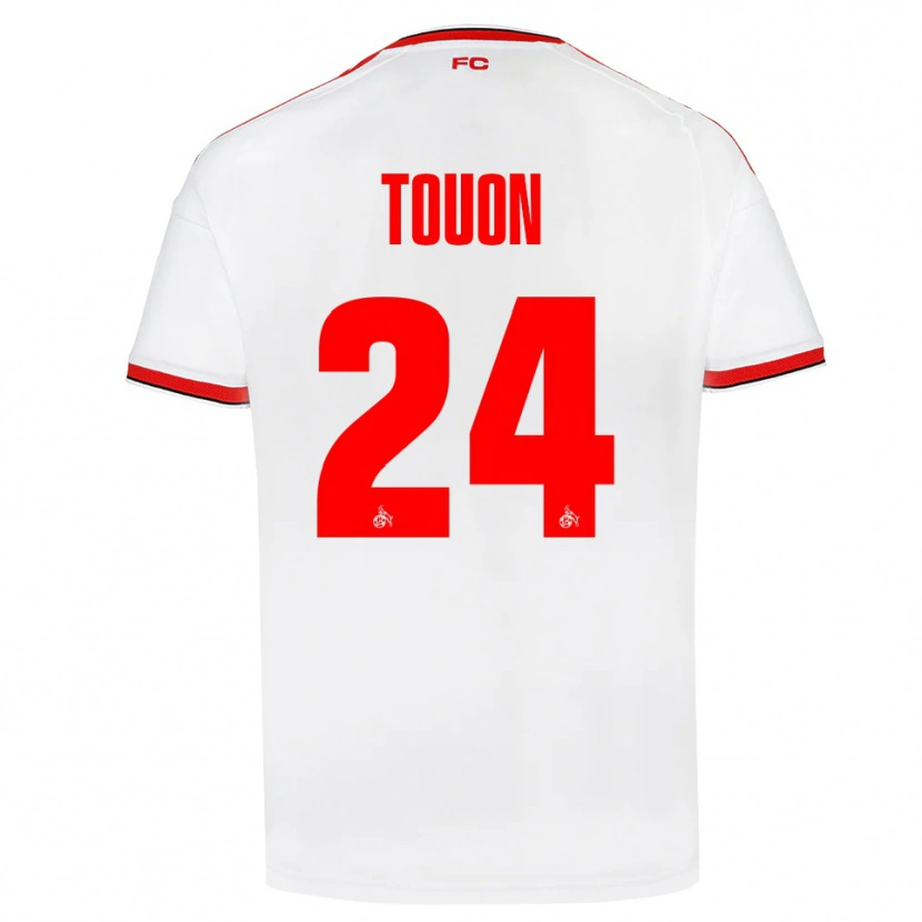 Danxen Donna Maglia Ella Touon #24 Bianco Rosso Nero Kit Gara Home 2026/27 Maglietta