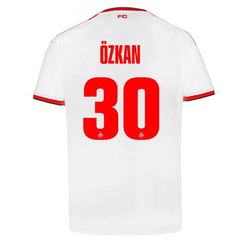 Danxen Donna Maglia Mikail Özkan #30 Bianco Rosso Nero Kit Gara Home 2026/27 Maglietta