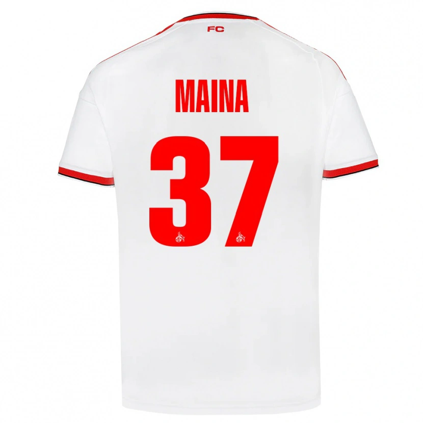 Danxen Donna Maglia Linton Maina #37 Bianco Rosso Nero Kit Gara Home 2026/27 Maglietta