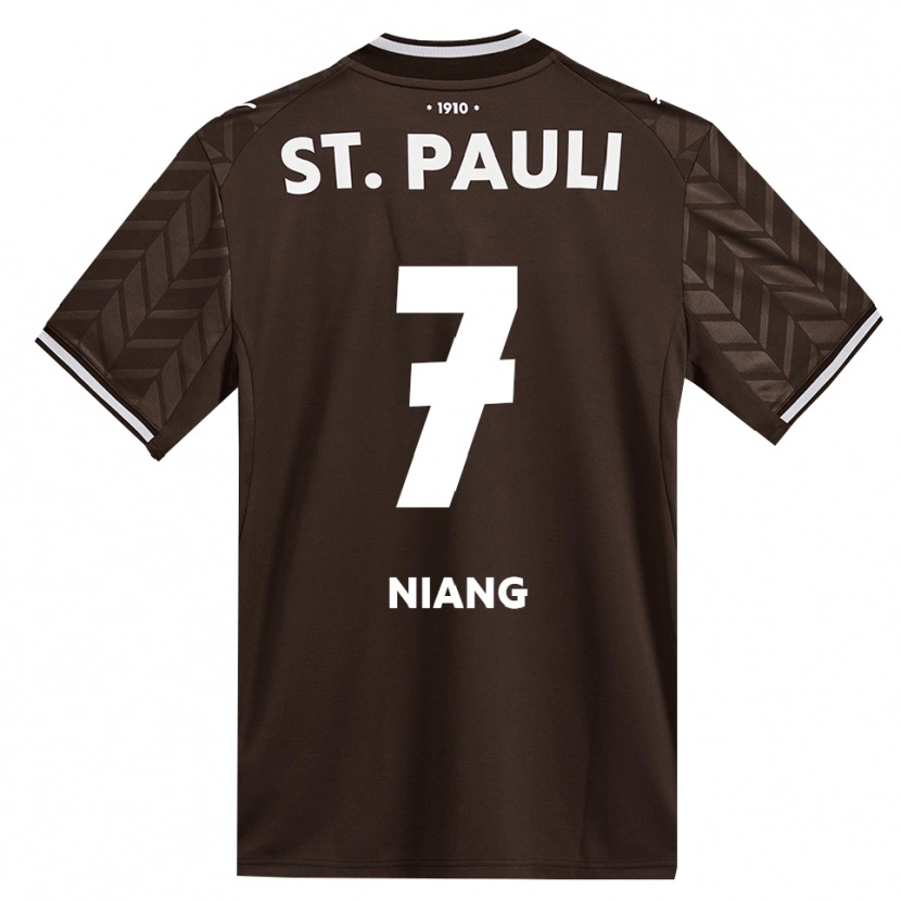 Danxen Donna Maglia Youssoupha Niang #7 Caffè Bianco Kit Gara Home 2026/27 Maglietta