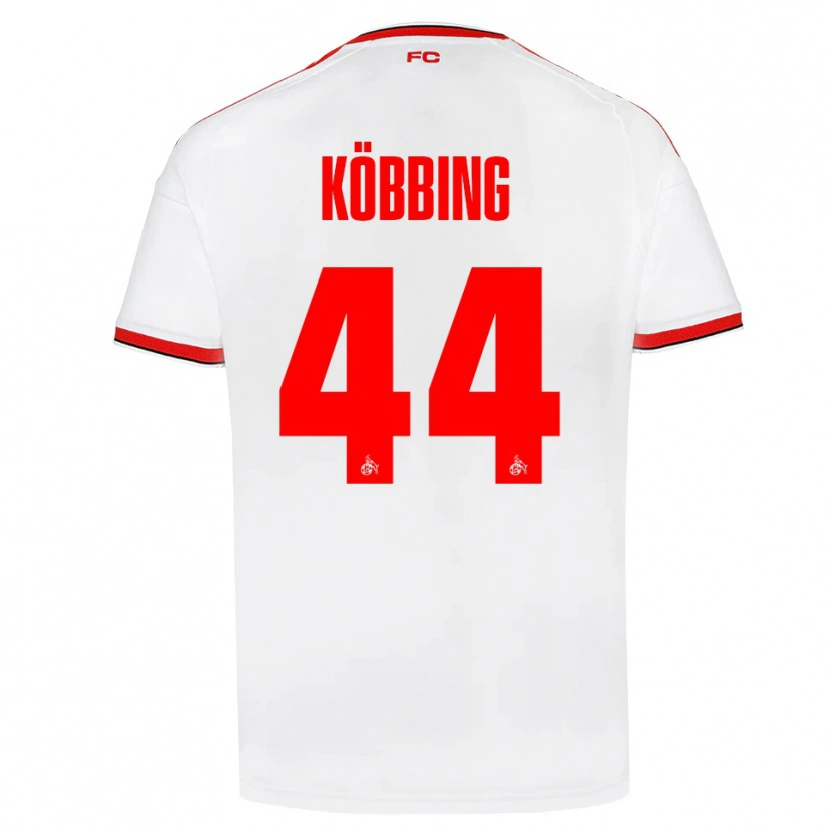 Danxen Donna Maglia Matthias Köbbing #44 Bianco Rosso Nero Kit Gara Home 2026/27 Maglietta