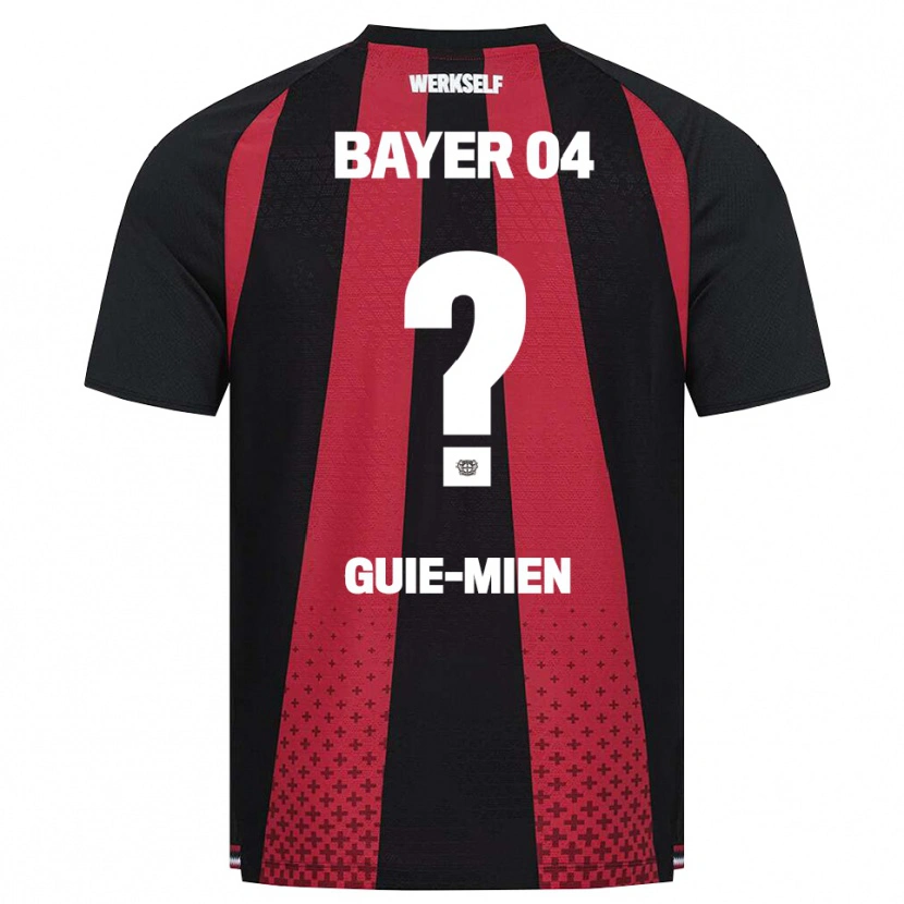 Danxen Donna Maglia Samuel Guie-Mien #0 Nero Bianco Rosso Kit Gara Home 2026/27 Maglietta