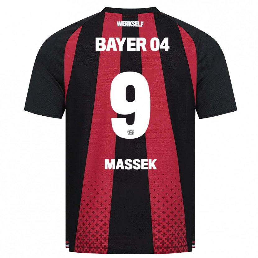 Danxen Donna Maglia Ivan Massek #9 Nero Bianco Rosso Kit Gara Home 2026/27 Maglietta