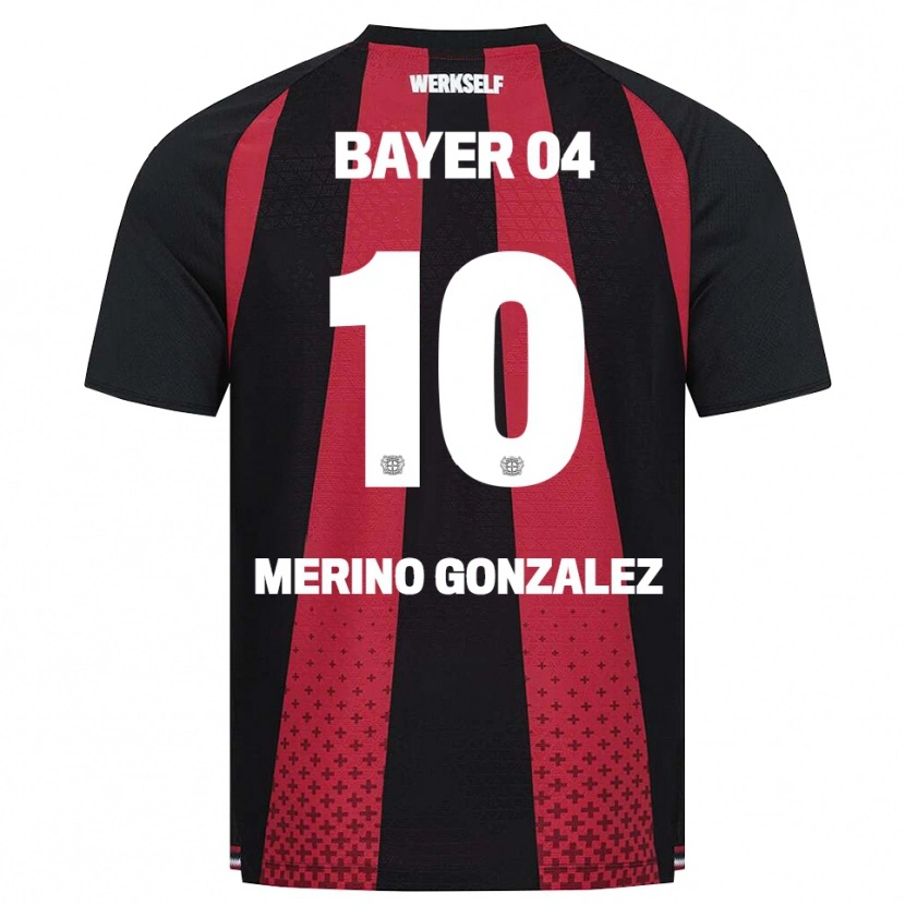 Danxen Donna Maglia Estrella Merino Gonzalez #10 Nero Bianco Rosso Kit Gara Home 2026/27 Maglietta