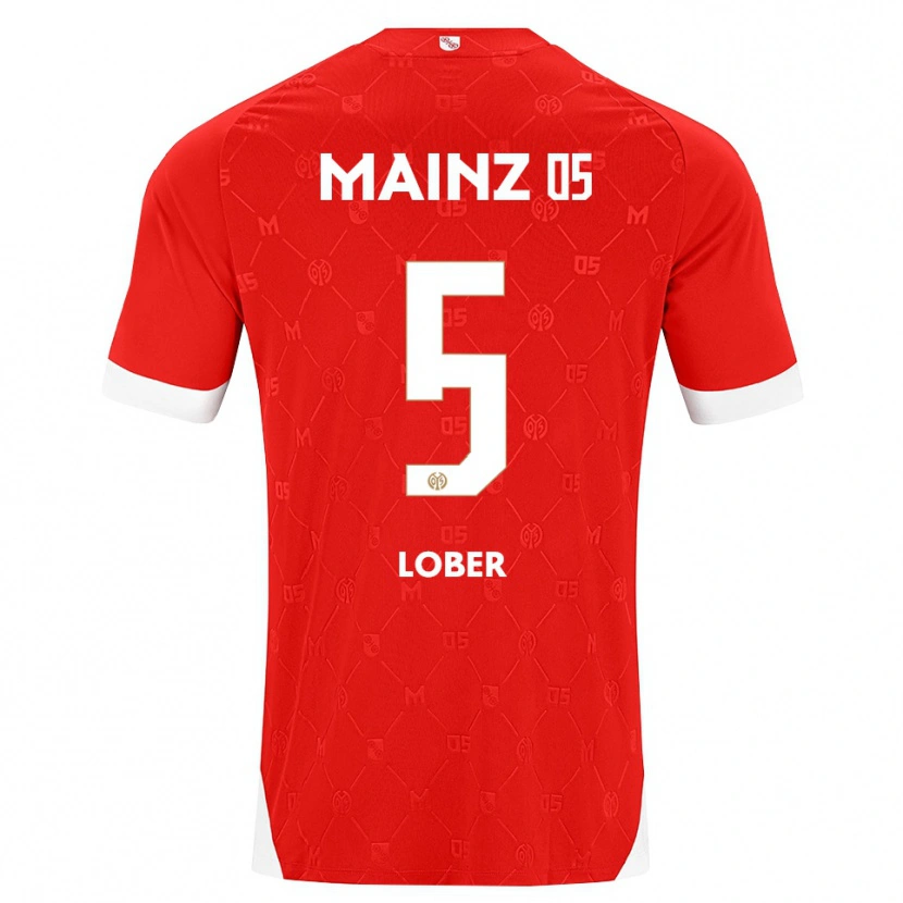 Danxen Donna Maglia Jana Löber #5 Rosso Bianco Kit Gara Home 2026/27 Maglietta