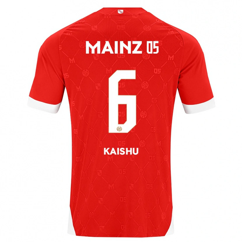 Danxen Donna Maglia Kaishu Sano #6 Rosso Bianco Kit Gara Home 2026/27 Maglietta