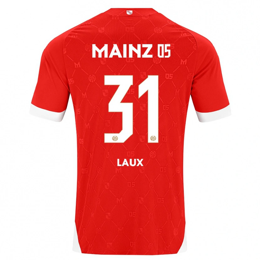 Danxen Donna Maglia Lucas Laux #31 Rosso Bianco Kit Gara Home 2026/27 Maglietta