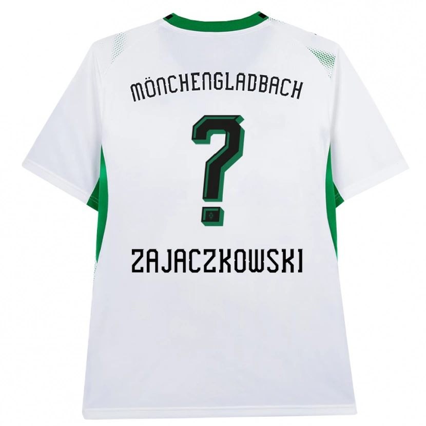 Danxen Donna Maglia Vincent Zajaczkowski #0 Bianco Nero Verde Kit Gara Home 2026/27 Maglietta