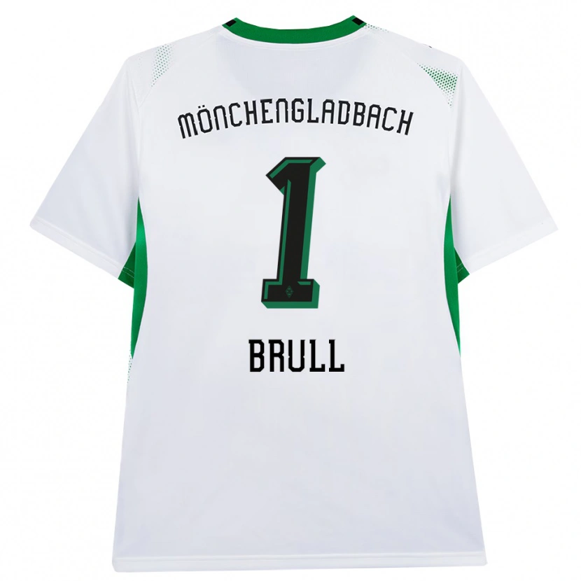 Danxen Donna Maglia Maximilian Brüll #1 Bianco Nero Verde Kit Gara Home 2026/27 Maglietta