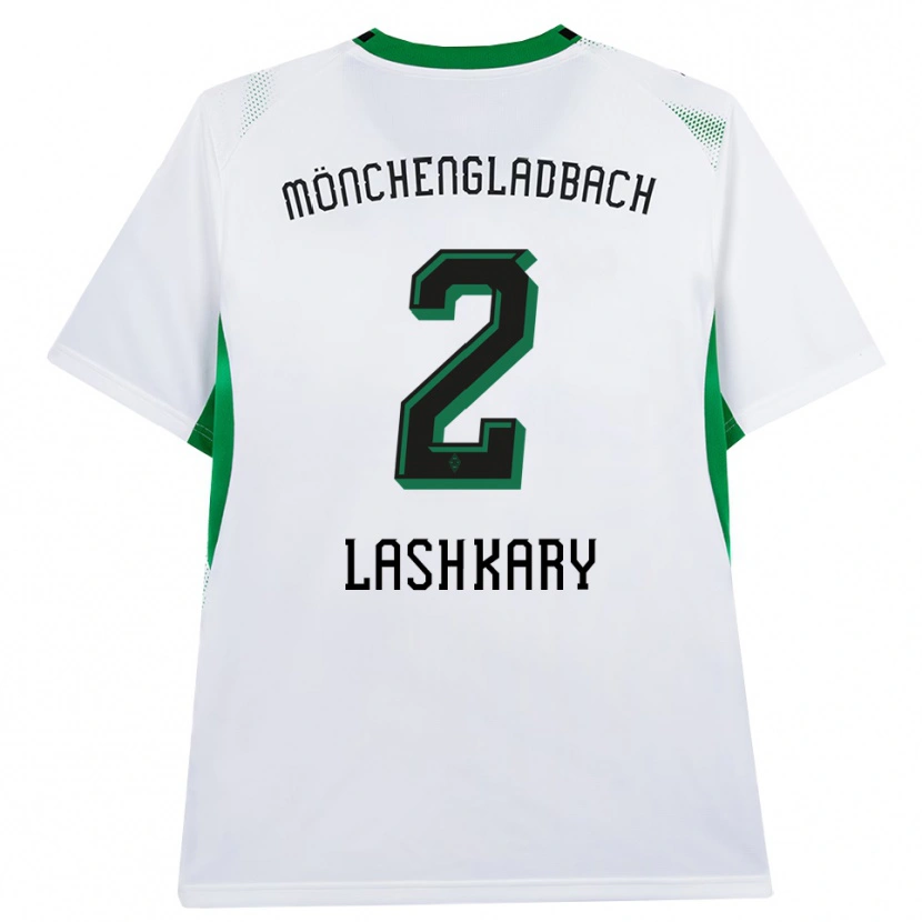 Danxen Donna Maglia Roman Lashkary #2 Bianco Nero Verde Kit Gara Home 2026/27 Maglietta